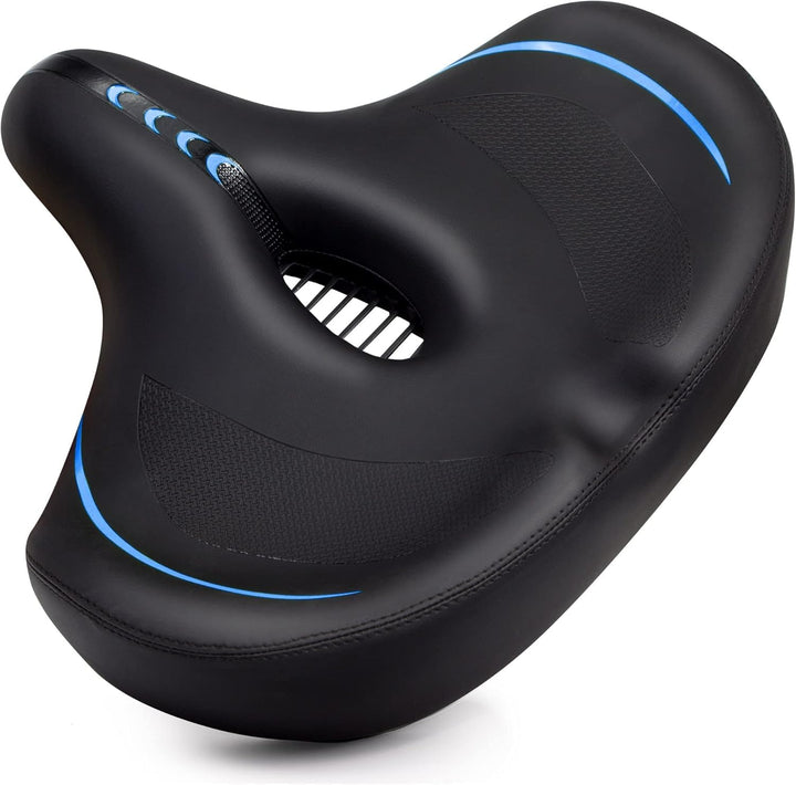 CDYWD Übergrosser Fahrradsattel Herren Damen - Bequem, Extra Breit, Weich Polster Fahrrad Sattel, At