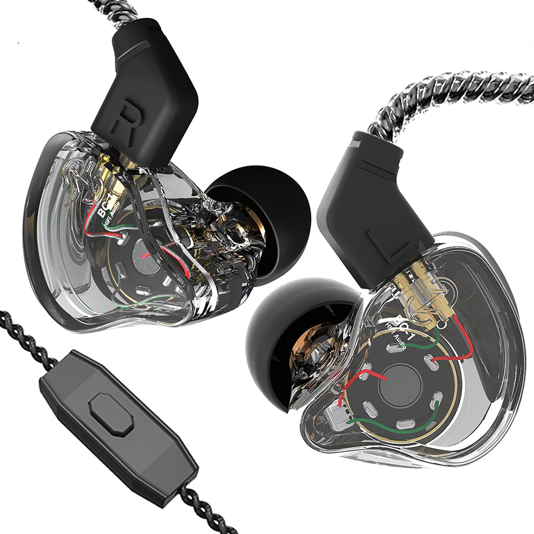 Yinyoo CCZ Melody IEM Ohrhörer,Kabelgebundene Gaming Earbuds mit Abnehmbares OFC Kabel für Smartphon