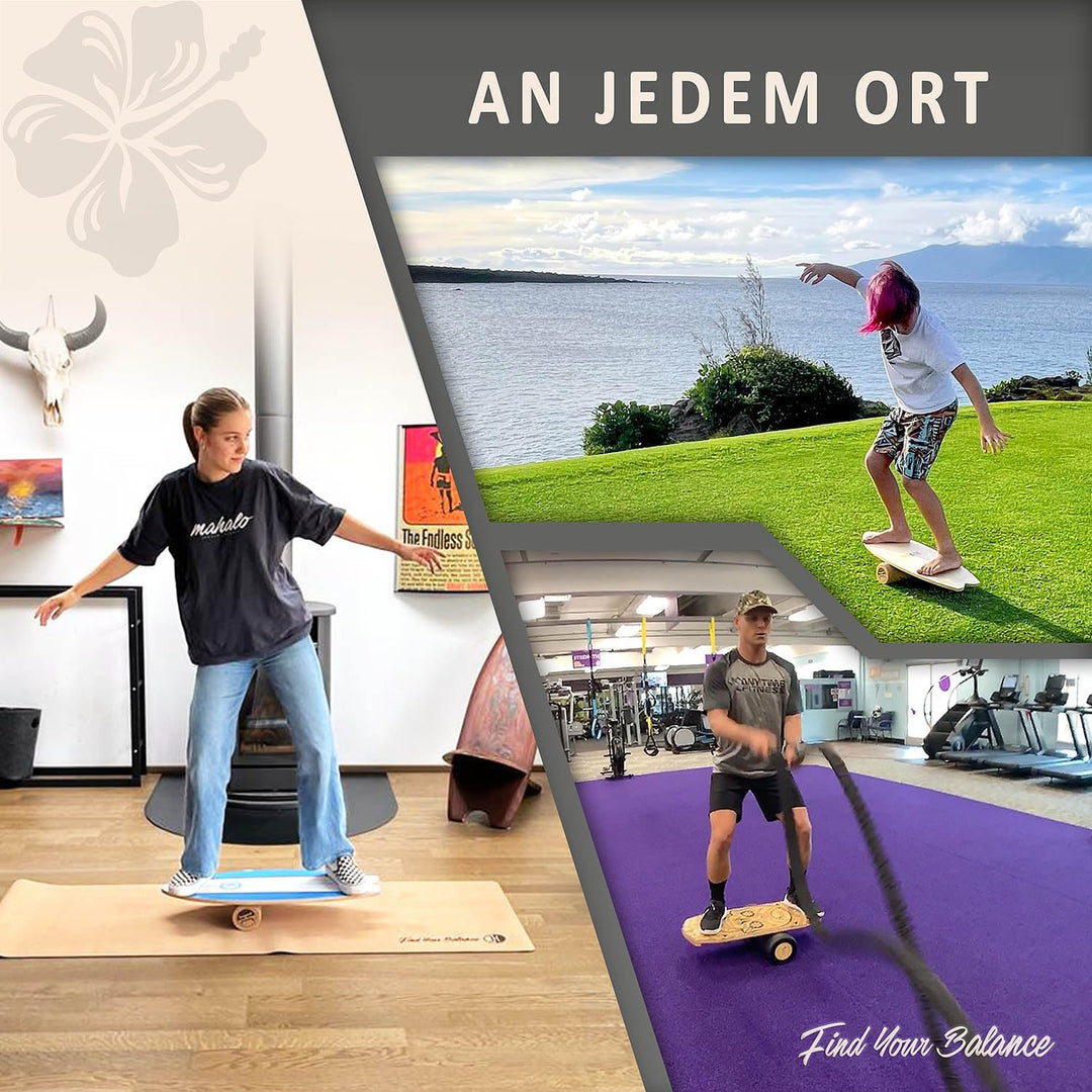 JUCKER HAWAII Balance Boards – Profi-Balanceboards seit 2007 – Made in Germany aus 11 Schichten Birk