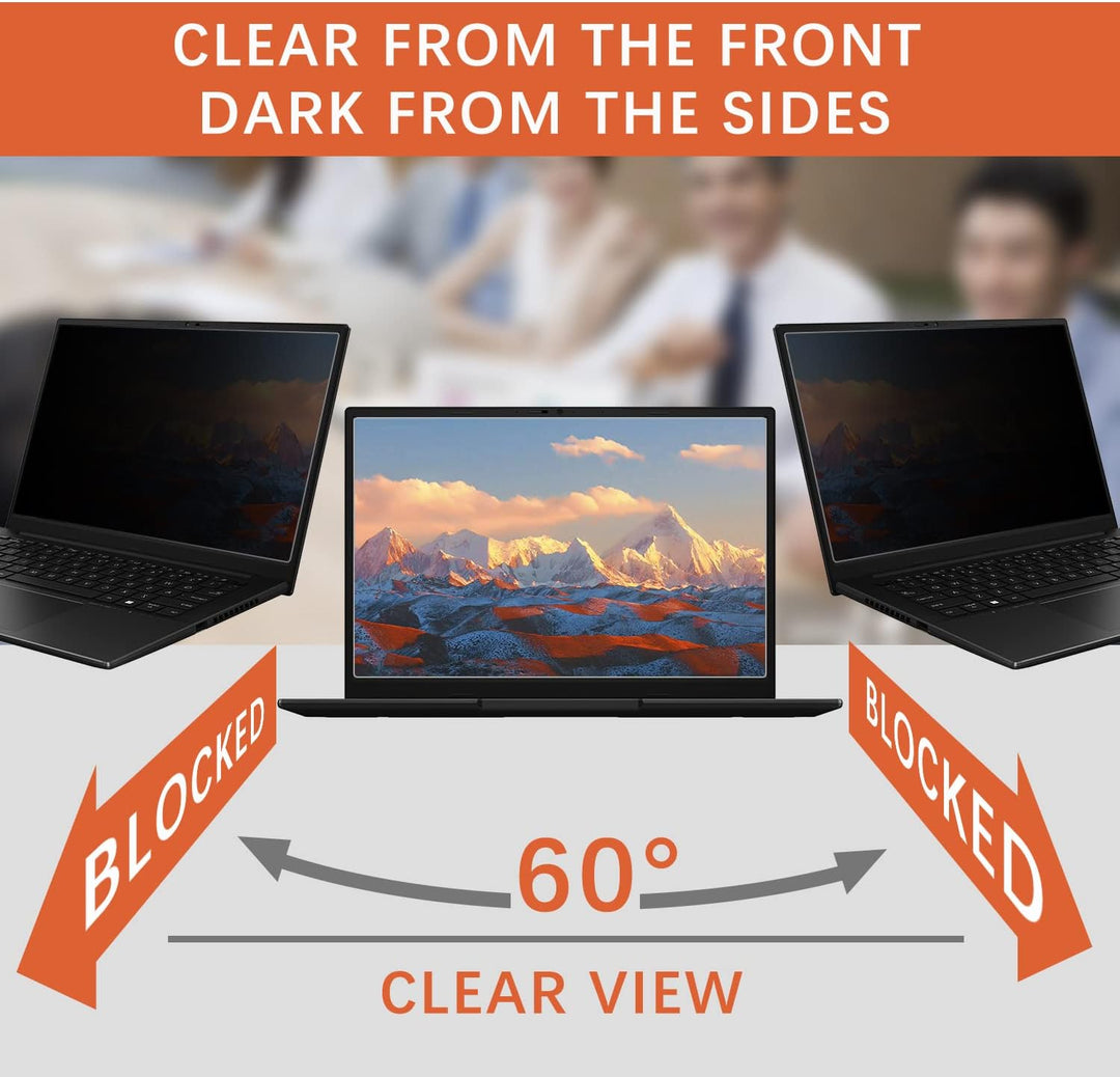 HaruYo Laptop Blickschutzfilter 17.3 Zoll 16:9, Notebook Privacy Filter, Anti-Spy Blickschutzfolie A