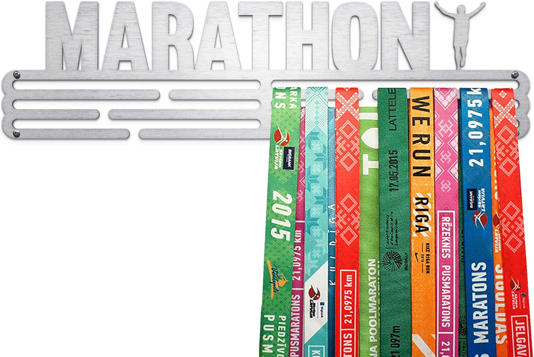 United Medals Marathon Medaillenhalter Running Laufen für 48 Medaillen Aufbewahrung - Läufer Geschen