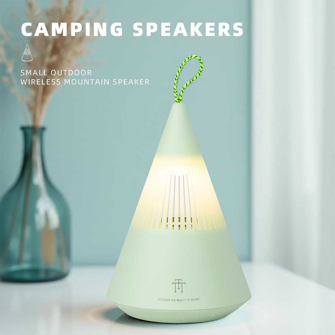 Bluetooth Lautsprecher Mini Speaker Portable Musikbox mit Licht Leistungsstarker Kristallklarer Klan