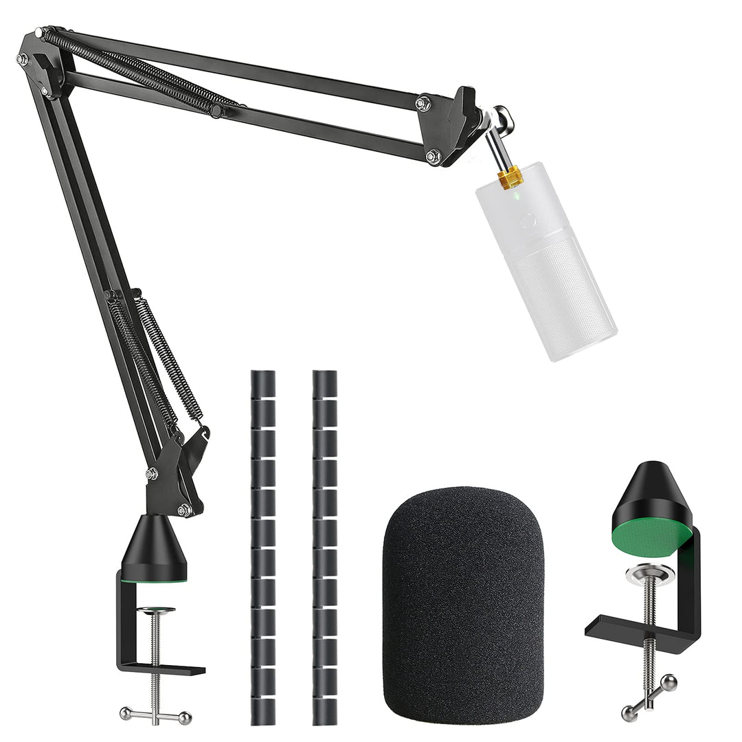 YOUSHARES Razer Seiren X Mikrofon Pop Filter mit Mikrofonarm – Mikrofonhalter mit Mikrofon Windschut