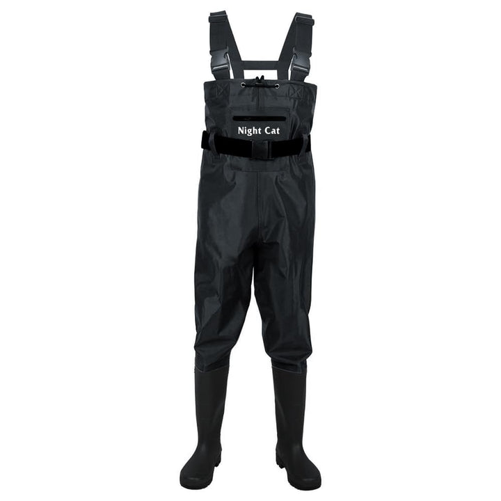 Night Cat Wathose Herren Damen Frauen Wathose mit Stiefeln wasserdichte Atmungsaktive Crosswater Wad