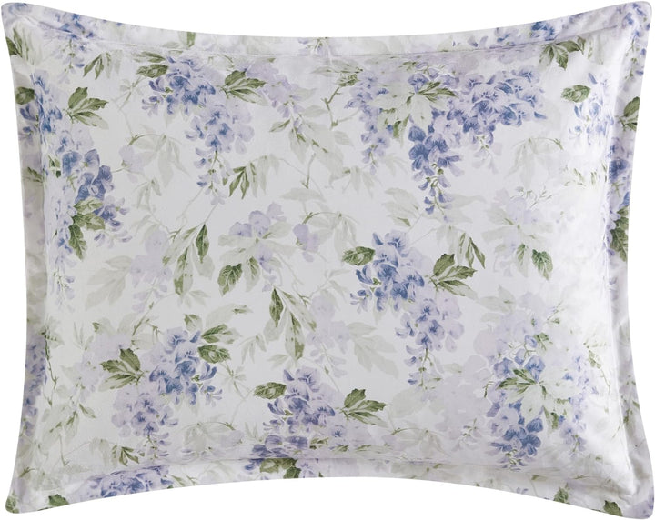 Laura Ashley - King-Size-Bettbezug-Set, Plüsch-Samt-Bettwäsche-Set, Designer-Heimdekoration (Glyzini