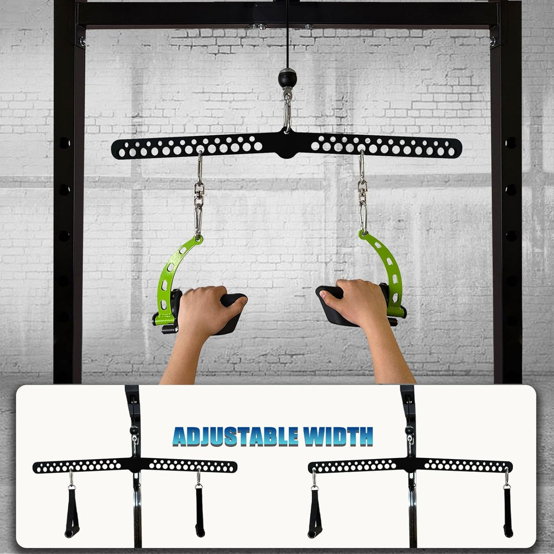 KORIKAHM Multi-Grip LAT Pull Down Bar für Home Gym Fitness, Spreizplatte LAT Pulldown Aufsätze für P