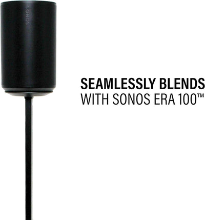 Sanus Höhenverstellbare Lautsprecherständer für Sonos Era 100™ (Paar) Schwarz, Schwarz