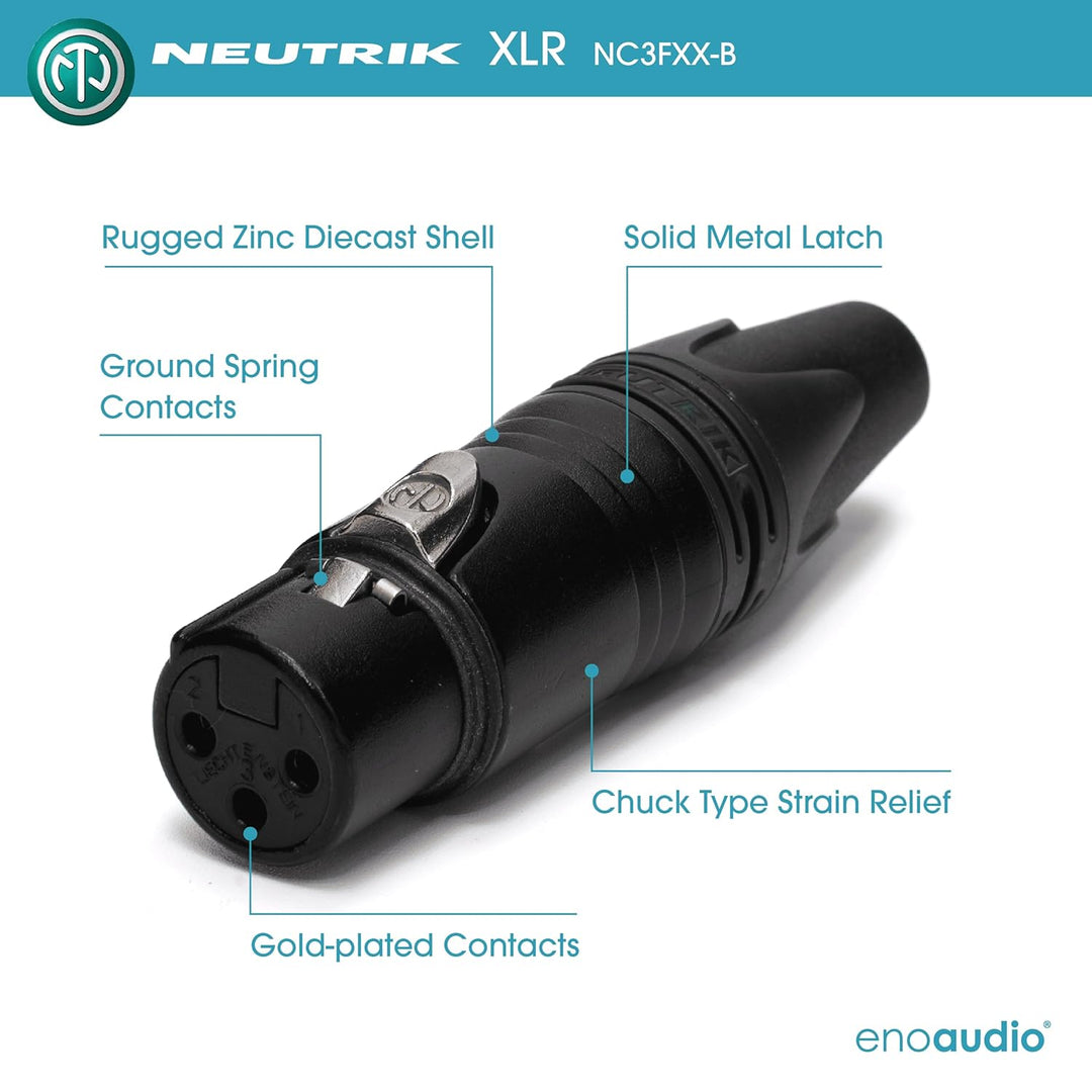 enoaudio Mogami 2932 8 Multicore Analog Kabel | Neutrik Gold XLR male - Neutrik XLR female | HiFi, 7