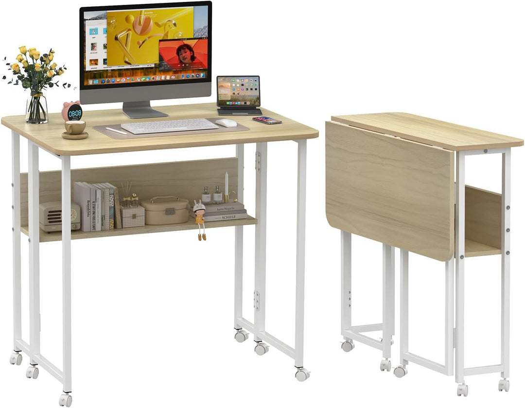 HUOLE Betttisch für Laptop, höhenverstellbar und Winkel, Tisch für Bett/Sofa/Boden, Gamer-Schreibtis