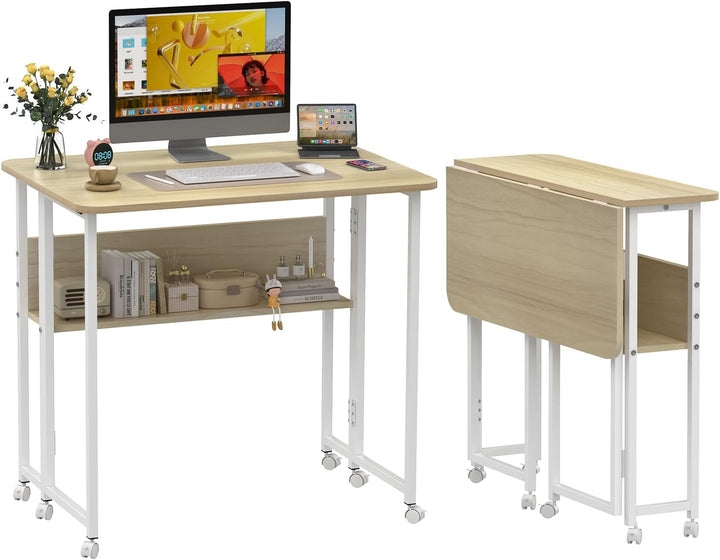 HUOLE Betttisch für Laptop, höhenverstellbar und Winkel, Tisch für Bett/Sofa/Boden, Gamer-Schreibtis