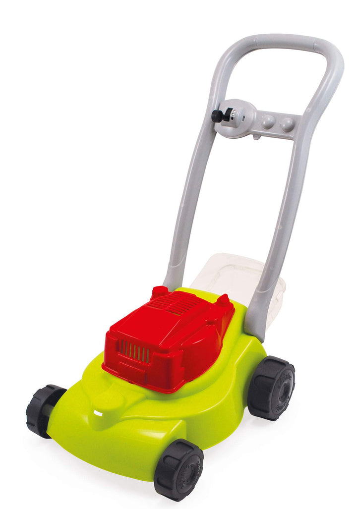 ToyToyToy Rasenmäher für Kinder mit Auffangkorb Mähgeräusch 55 cm stabile Ausführung (Grün), grün
