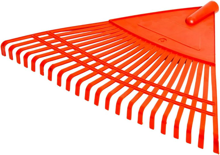 XXL Rechen 48 cm – Kunststoff Laubrechen 20 Zinken Gartenrechen für Stiel Ø 27mm, extra gross, ideal