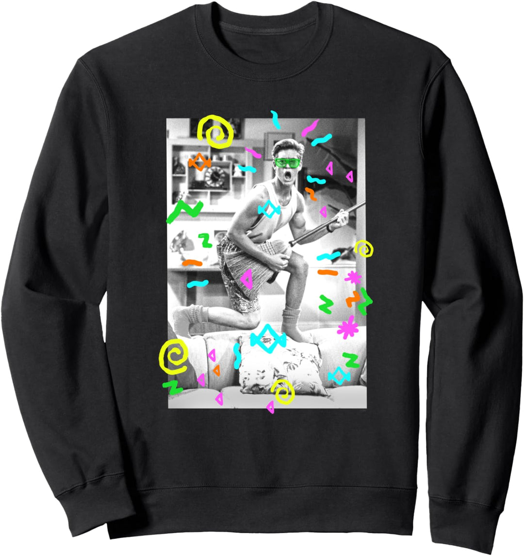 Saved By The Bell Zack Air Gitarre Sweatshirt
