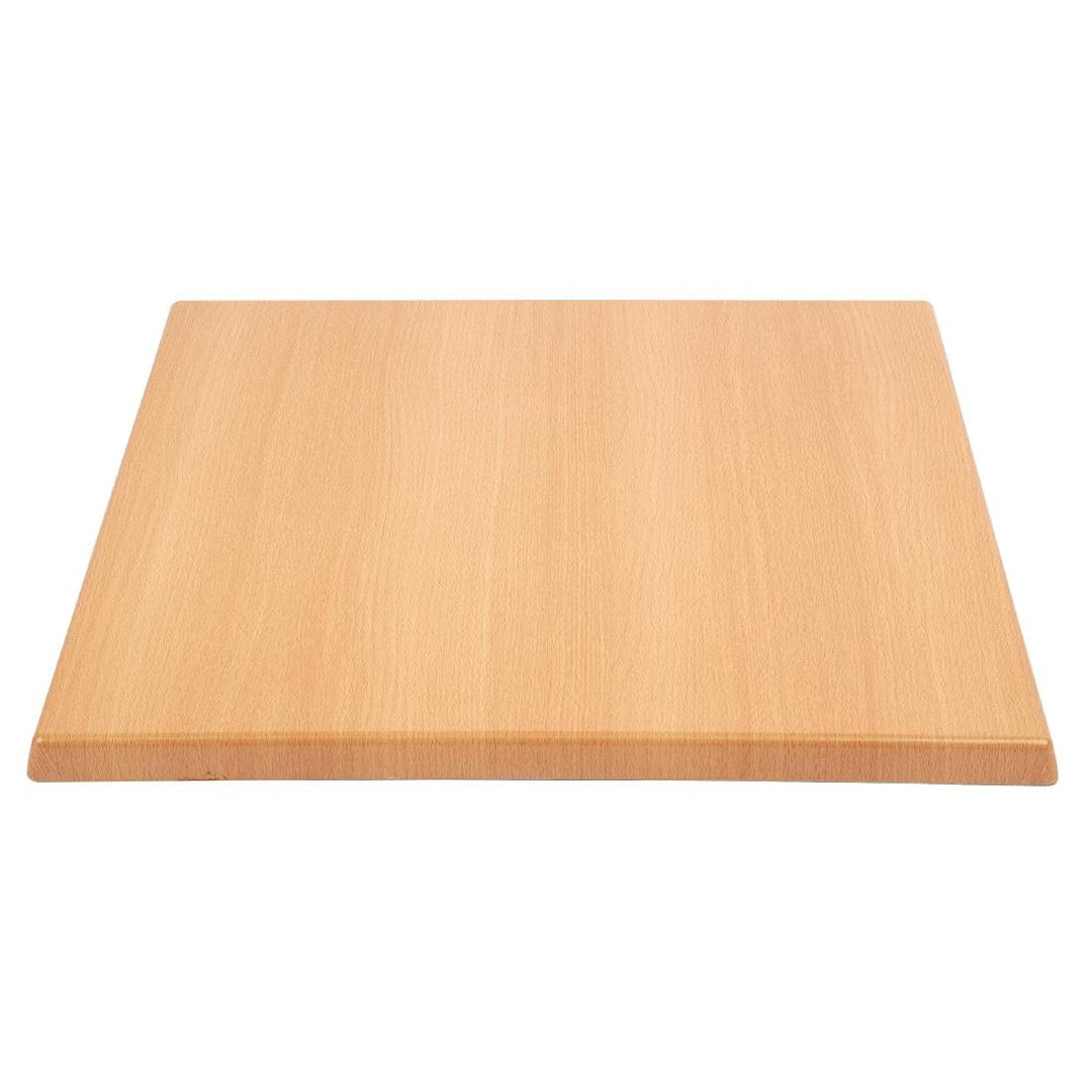 Bolero quadratische Tischplatte Buche 60cm 600(L) x 600(W)mm, 600(L) x 600(W)mm