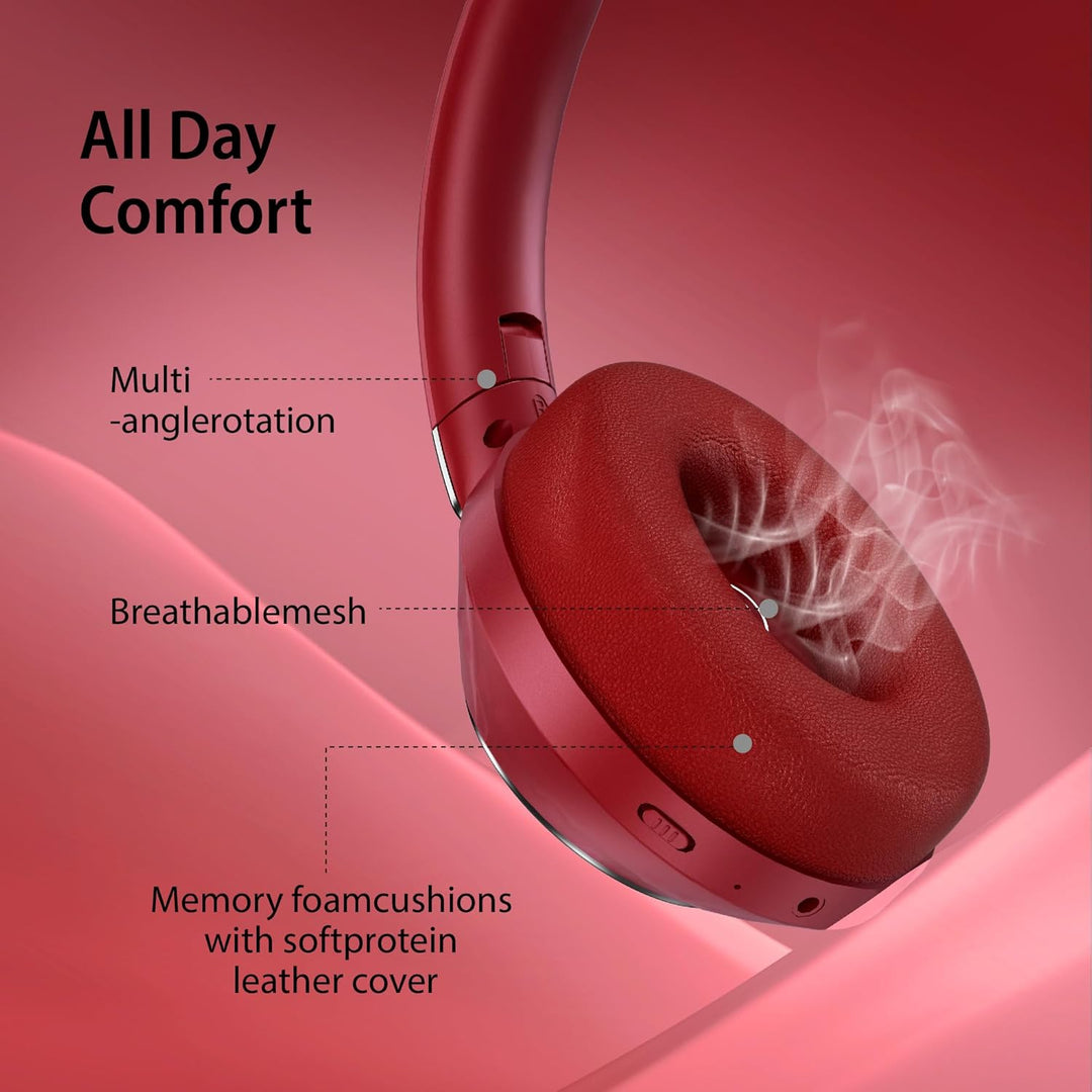 Kopfhörer Kabellos Bluetooth, Active Noise Cancelling Kopfhörer,100 Std Spielzeit 5.3 Bluetooth Kopf