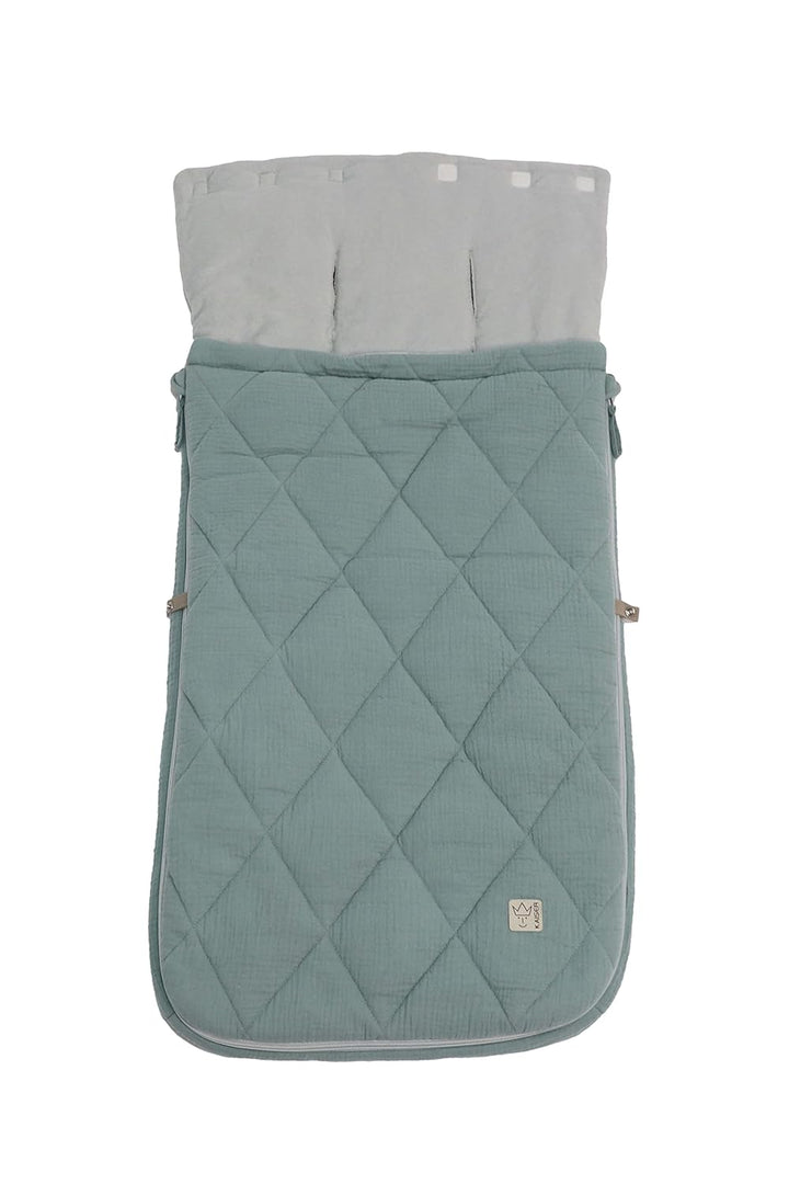 KAISER 65784556 ANNY Sommer Fusssack, Perfekt für warme Tage geeignet, 6-36 Monate, Fb. slit green,