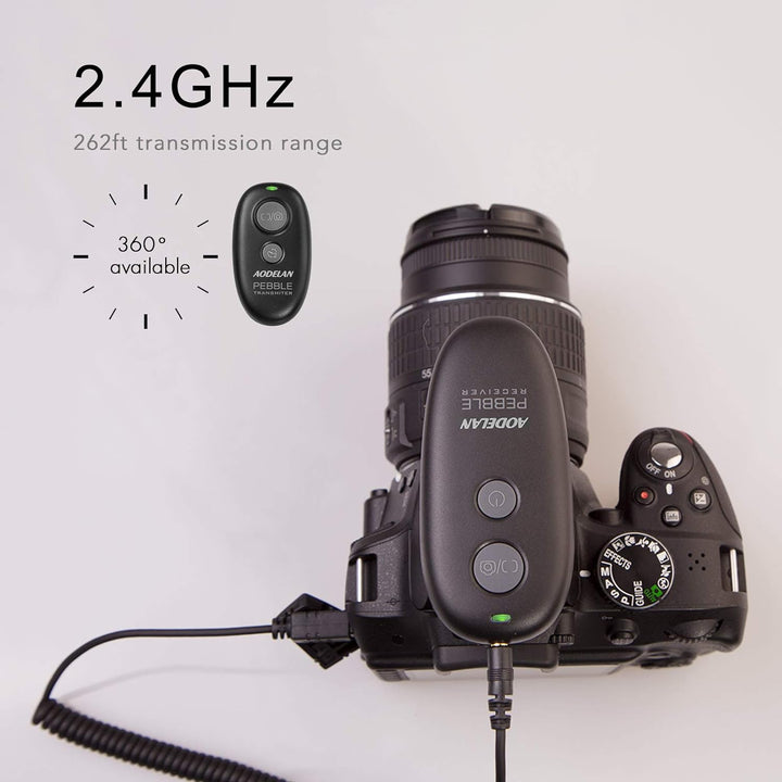AODELAN Kabellose Fernauslöser Kamera Fernbedienung für Nikon Df, Z7, Z6, D750, D5600, D7500, D850,