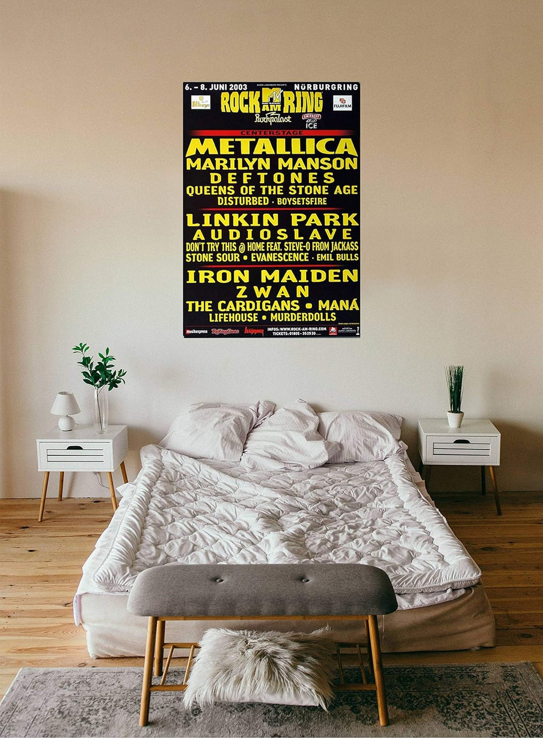 Rock AM Ring & Park - Center Stage, Rock am Ring 2003 » Konzertplakat/Premium Poster | Live Konzert