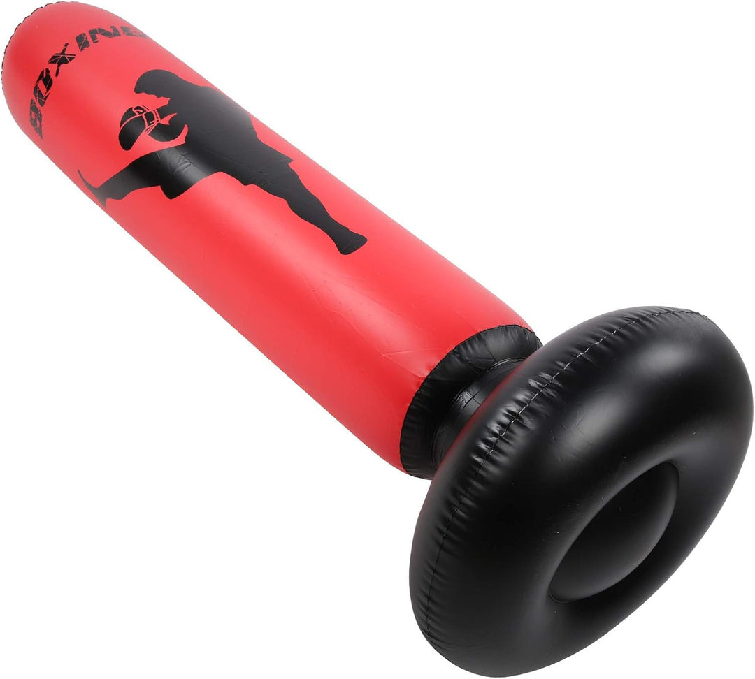Aufblasbarer Fitness-Boxsack 170 cm Boxsäule Freistehender Tumbler Column Sandsack für Kinder Erwach