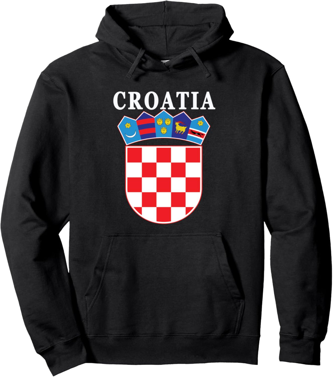 Nationales Wappen Kroatiens Pullover Hoodie