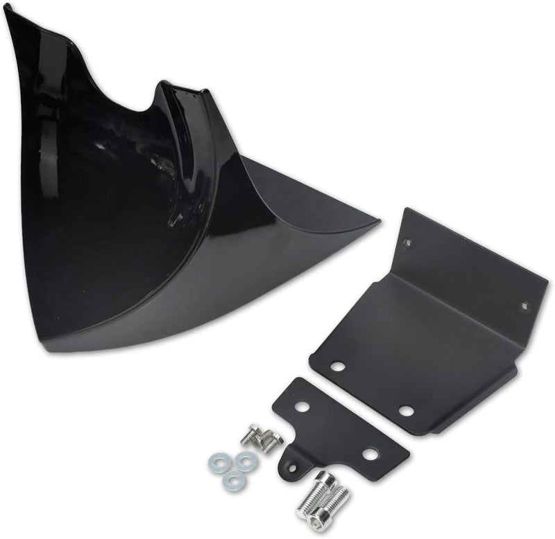 HDBUBALUS Kinnverkleidung Frontspoiler Fit für Harley Sportster 48 883 1200XL schwarz glänzend