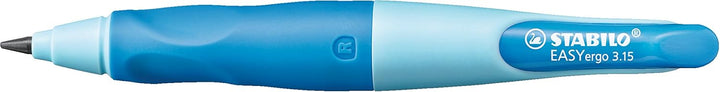 Ergonomischer Druck-Bleistift für Rechtshänder - STABILO EASYergo 3.15 in blau - inklusive 1 dicken