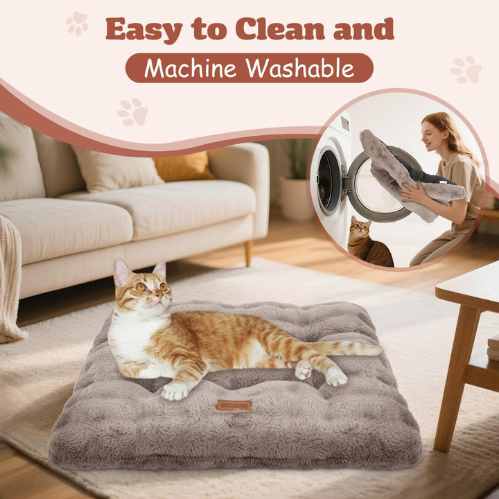 Nobleza Katzenbett Flauschig und Weich, Verdickte Katzendecke für Katzen Waschbar Rutschfestes, Hund