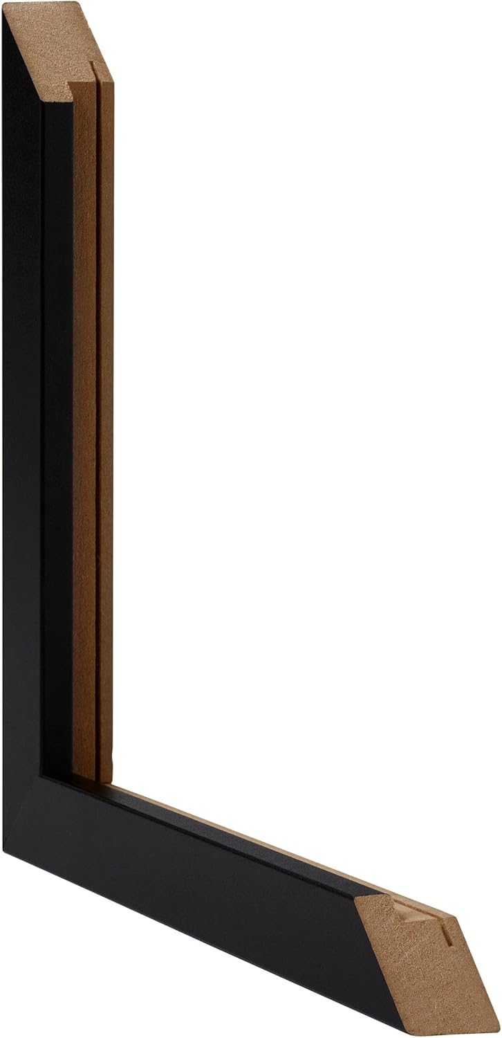 yd. Your Decoration - Bilderrahmen 75x100 cm - Schwarz Matt - Bilderrahmen aus MDF mit Acrylglas - A