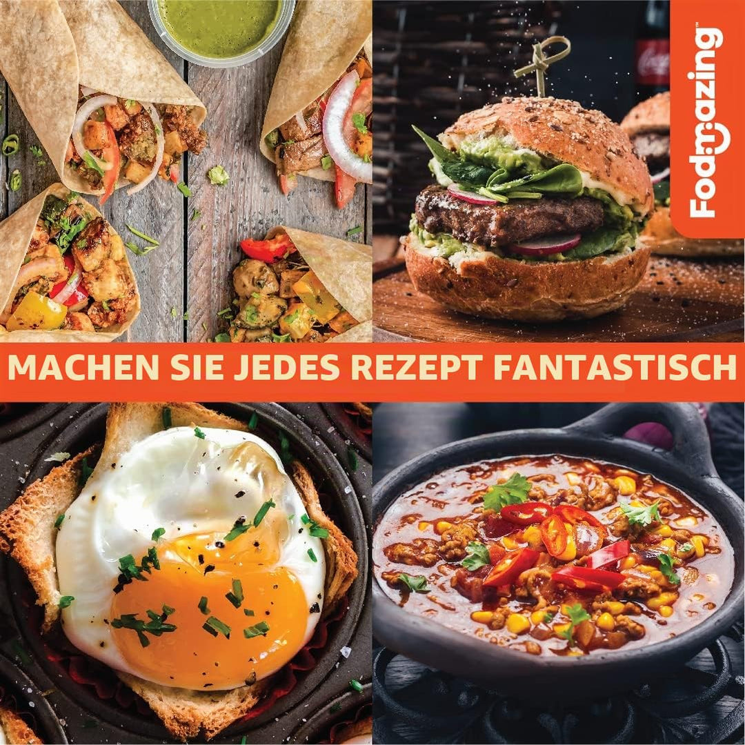 Fodmazing Zwiebelersatz, niedriger FodMap-Knoblauchersatz, IBS-freundlich, gentechnikfrei, fettfrei,