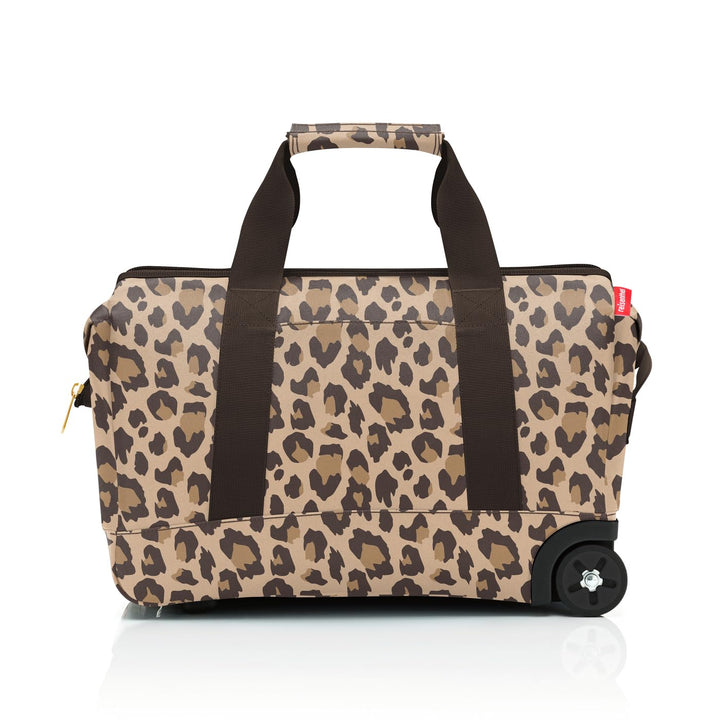 reisenthel allrounder Trolley leo macchiato – Vielseitige Reisetasche auf Rollen für Reisen, Arbeit