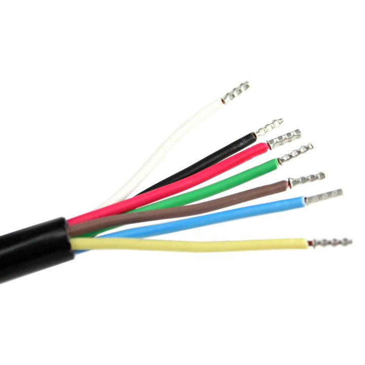 as - Schwabe Camping Fahrzeugleitung 7x1 – 12 V Verbindung für Outdoor &amp; Caravan – Adapter-Kabel 10