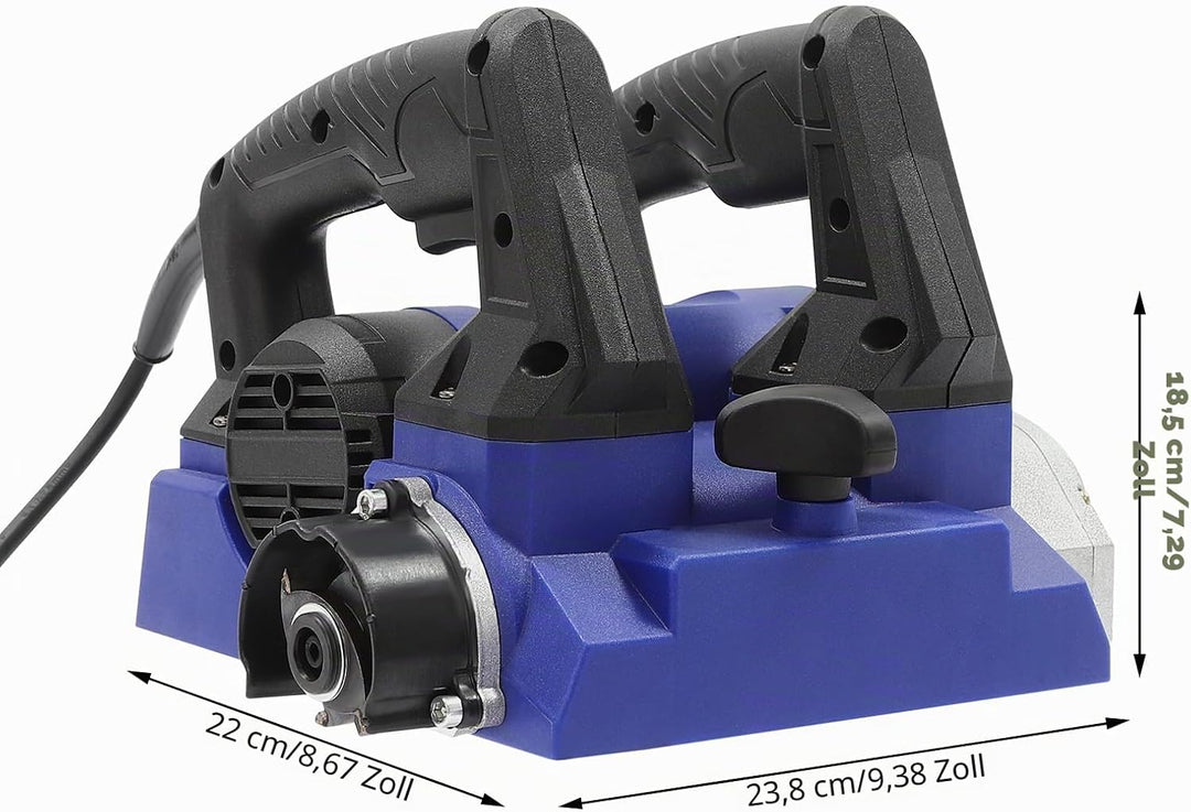 Elektrische Handhobelmaschine, 1300W Handhobel Elektrisch Wand Hobelmaschine, Tragbare Lackhobel mit
