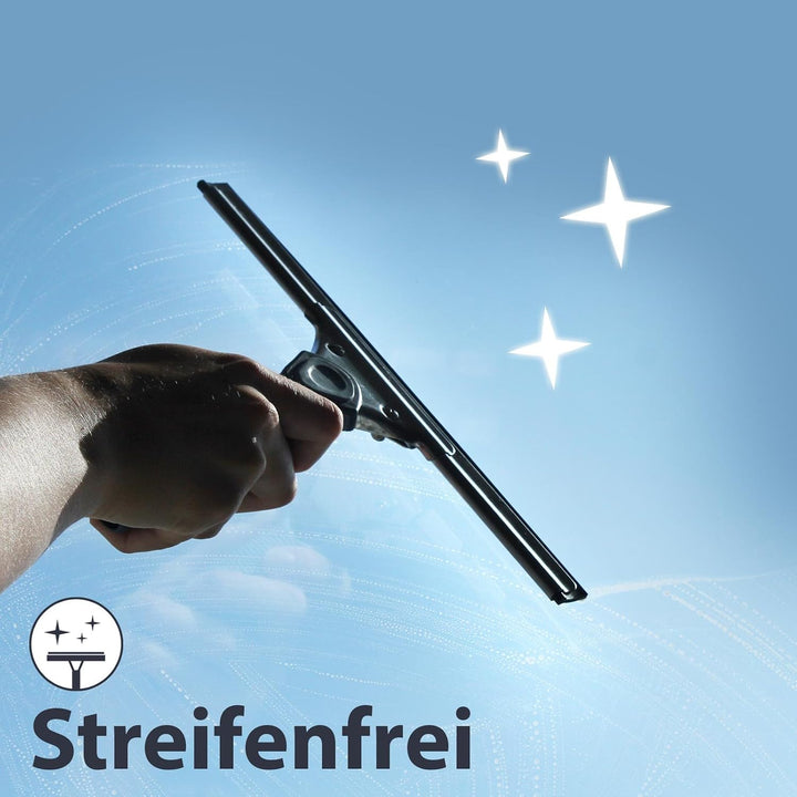 Profi-Fensterabzieher (25cm) von LEWI - Fensterwischer für kleine Fenster &amp; Ecken - streifenfreies E