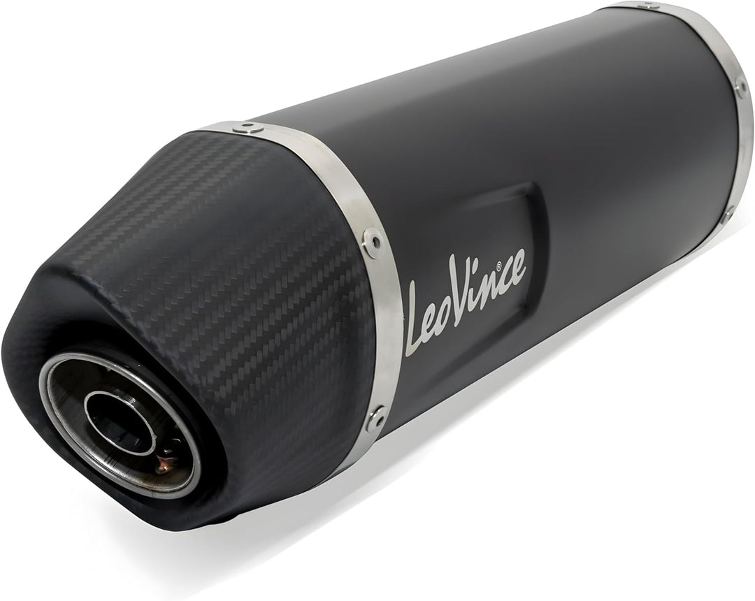 Endschalldämpfer/Auspuffanlage LeoVince SLIP-ON SBK LV ONE EVO Black Edition, Edelstahl schwarz, Car