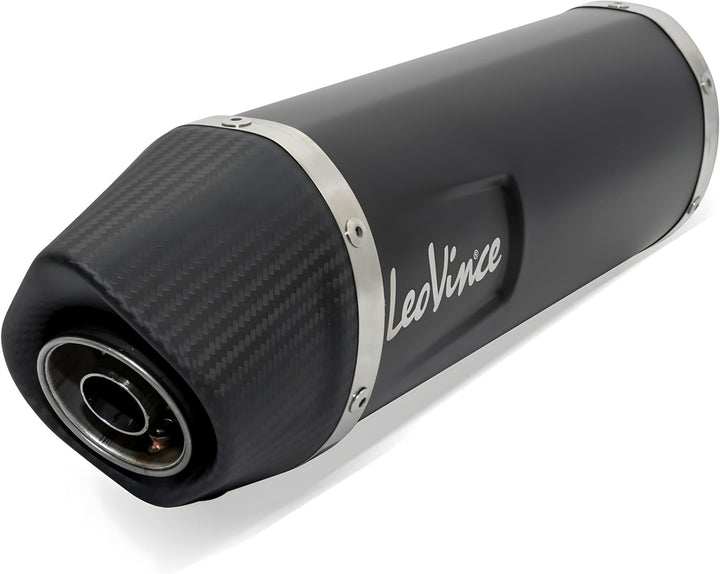 Endschalldämpfer/Auspuffanlage LeoVince SLIP-ON SBK LV ONE EVO Black Edition, Edelstahl schwarz, Car