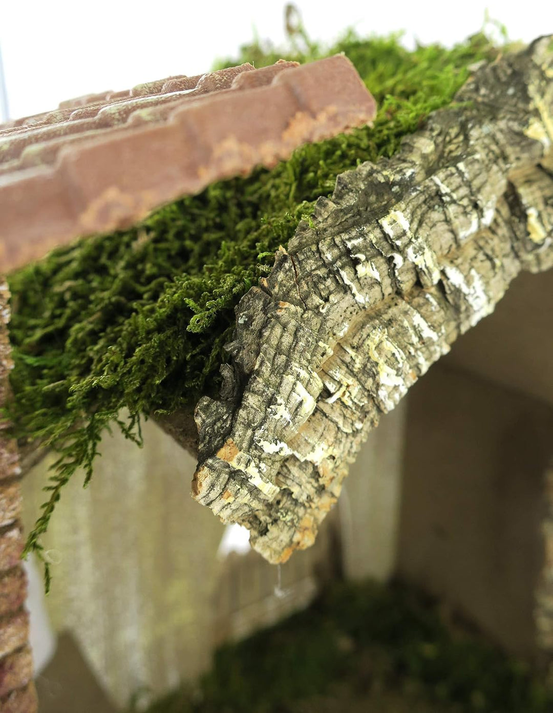 BERTONI Leere Holzhütte mit Wassermühle, Holz, Mehrfarbig, Einheitsgrösse