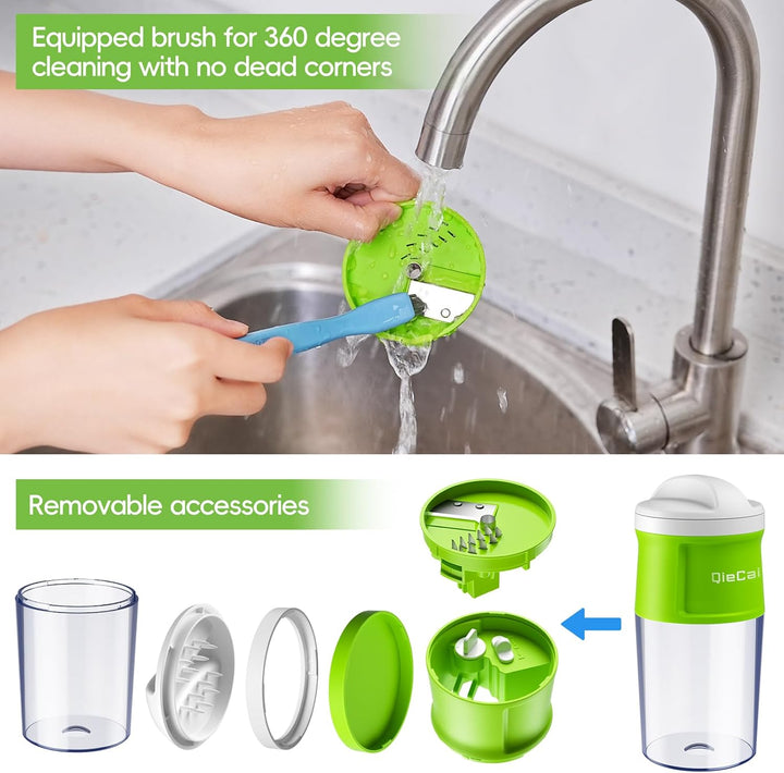 Spiralschneider Gemüse mit Behälter- 4 in 1 zucchini spiralschneider | Gemüseschneider Spaghetti Gem