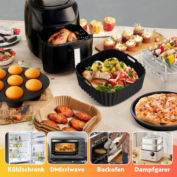 Russell Hobbs Heissluftfritteuse Zubehör, Airfryer Zubehör für Russell Hobbs Heissluftfritteuse XXL