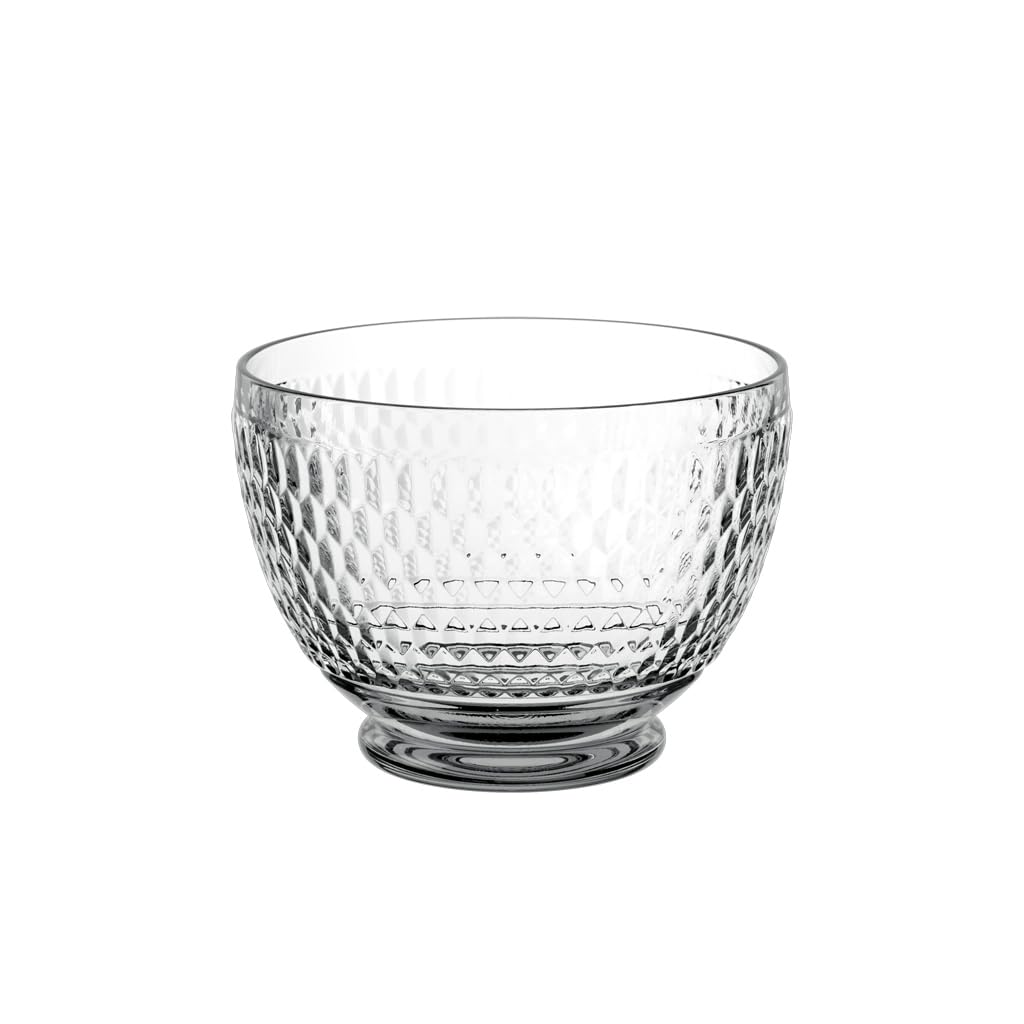 Villeroy und Boch - Boston Schale, dekorative Salatschale für Feste und Brunches, Kristallglas, klar