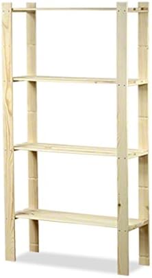 Holzregal Keller- Lager- Bücher- Küchenregal Ständer Serie B 17-24 (B-17)