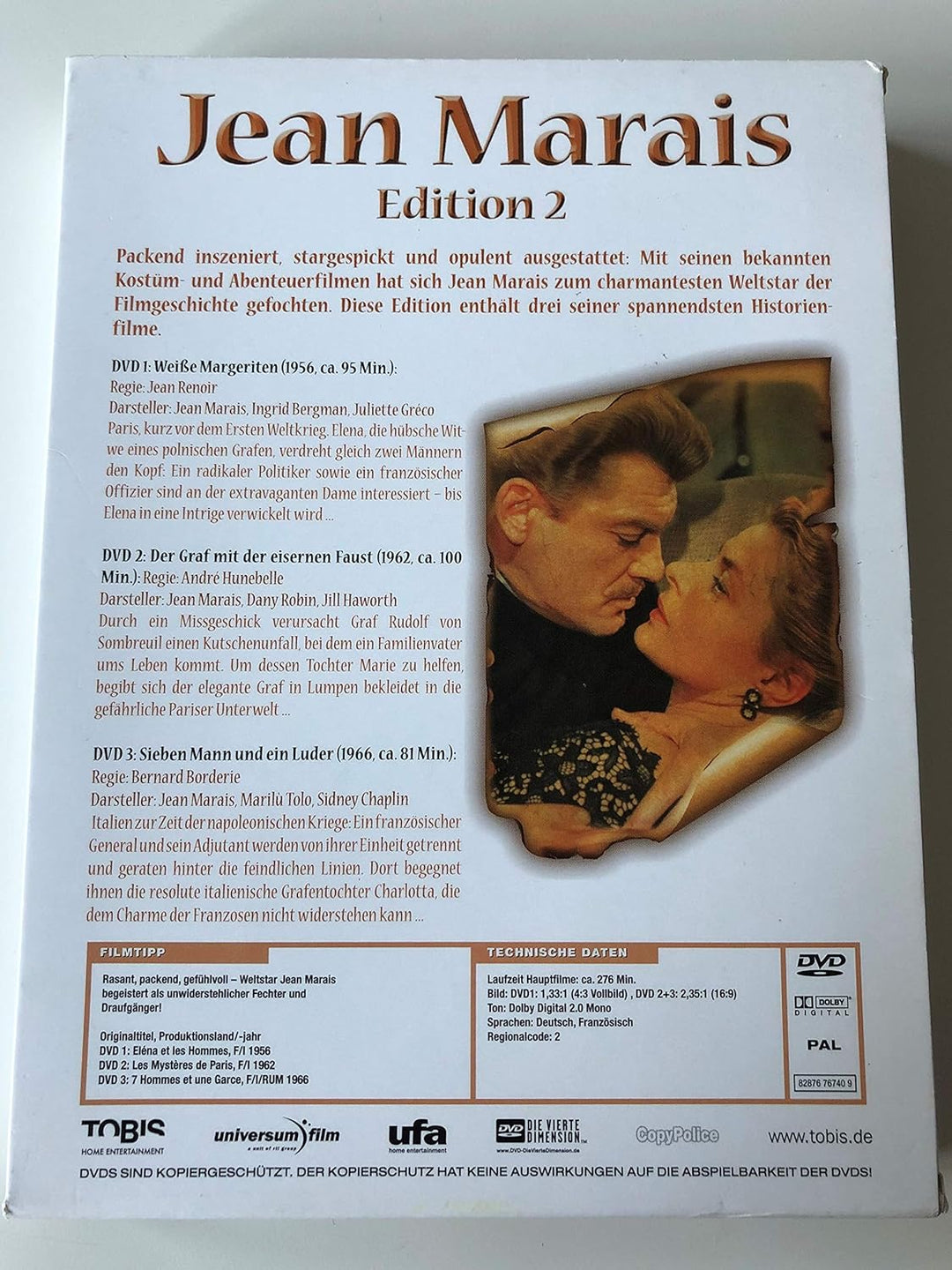 Jean Marais Edition 2 (3 DVDs), DVD