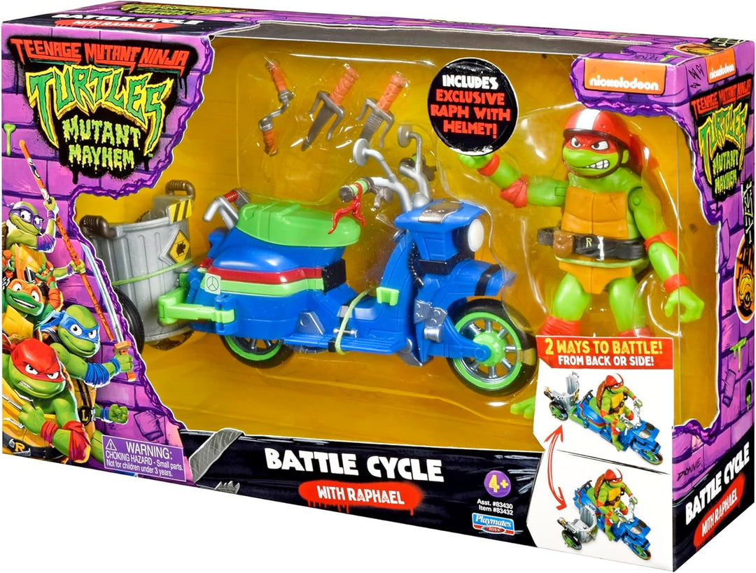 Teenage Mutant Ninja Turtles - Turtle Cycle W/Sidecar & Figure