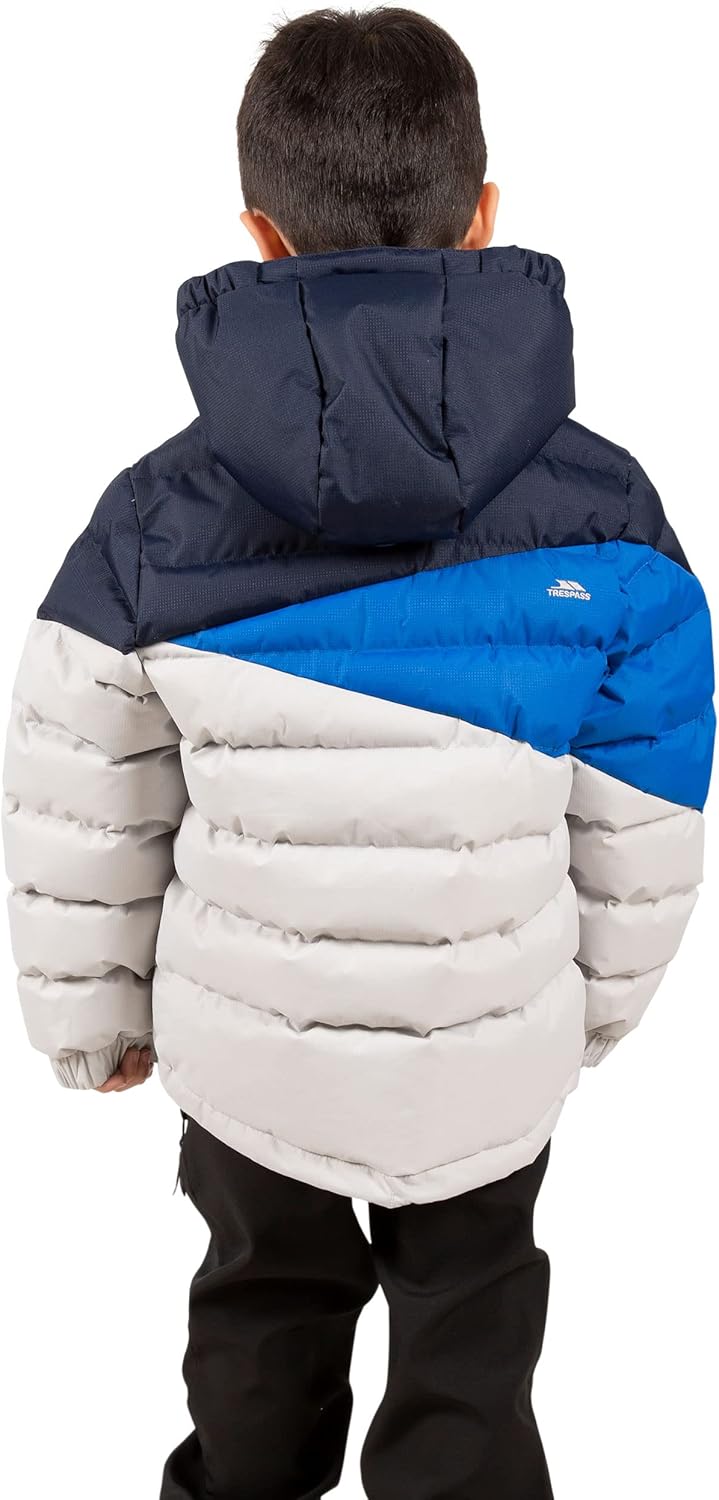 Trespass Boys Layout Waterproof Padded Casual Jacket 98 Hellgrau, 98 Hellgrau