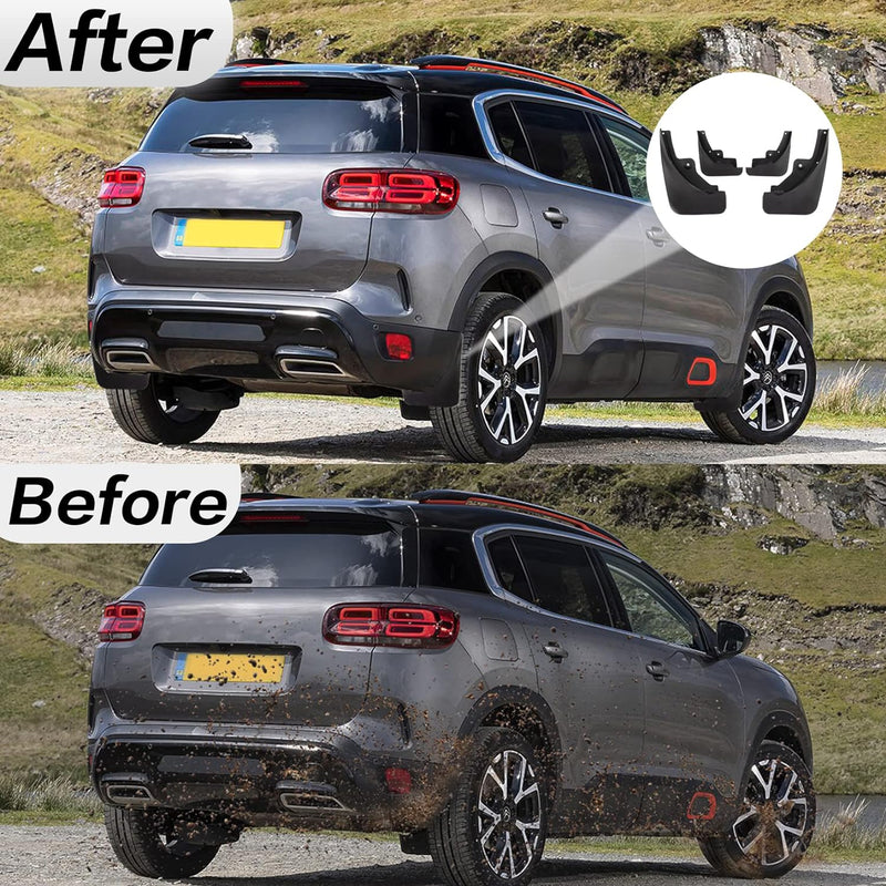 Psler Auto Schmutzfänger Kotflügel Spritzschutz Kit für Aircross C5 Citroen Aircross C5, Citroen Air