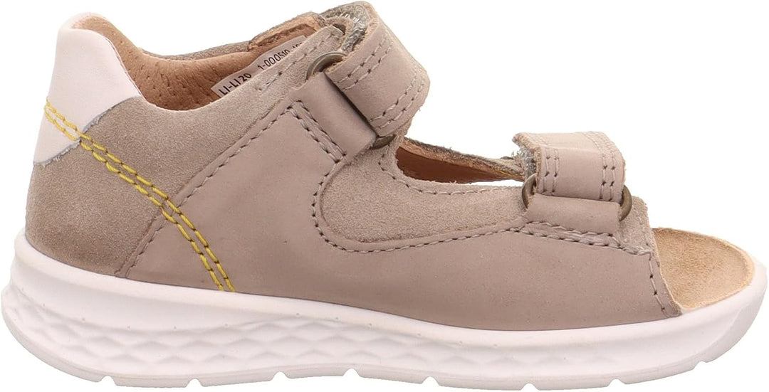 Superfit Baby Jungen Lagoon Sandale Knöchelriemen, Beige Gelb 4000