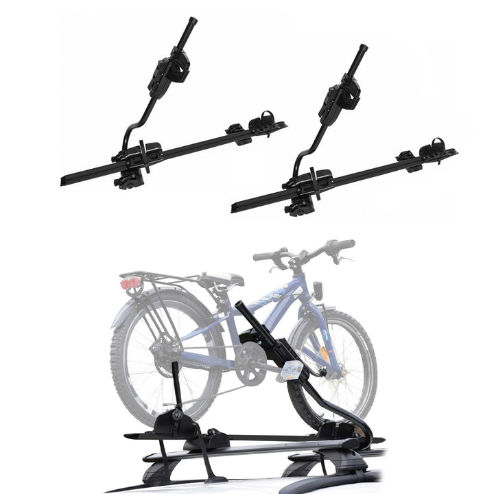 Fahrradträger Farad P-Style Dachfahrradträger bis 25 kg TÜV Stahl 2tlg Schwarz