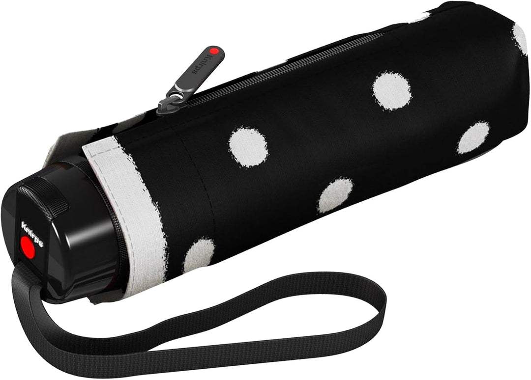 Knirps T.020 Taschenschirm 19,5 cm, Dot Art Black, one size one size Dot Art Black, one size Dot Art