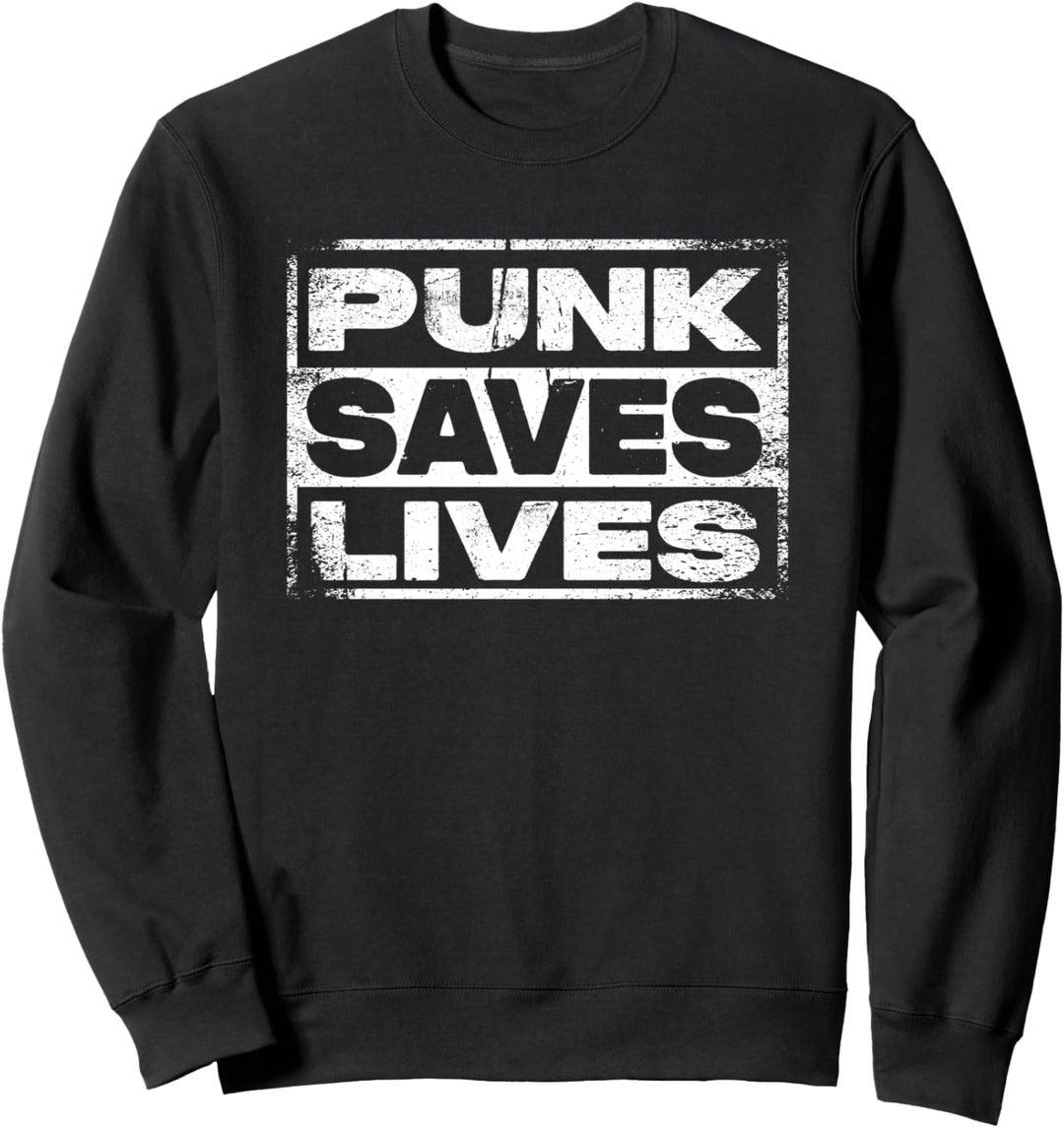 Punk rettet Leben | Punk Rocker | Punker Mohawk Sweatshirt