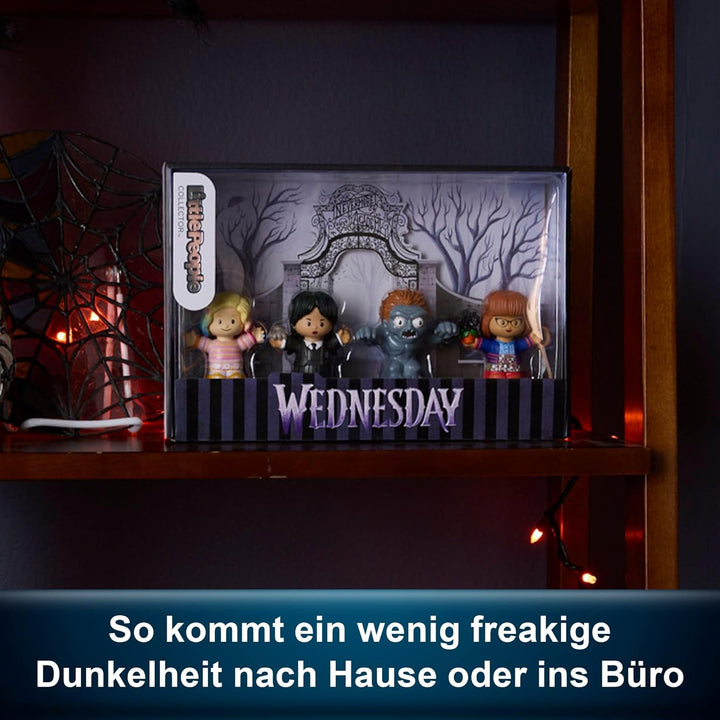 Little People Collector Wednesday Sonderedition Figurenset mit 4 Charakteren in Einer Präsentationsb