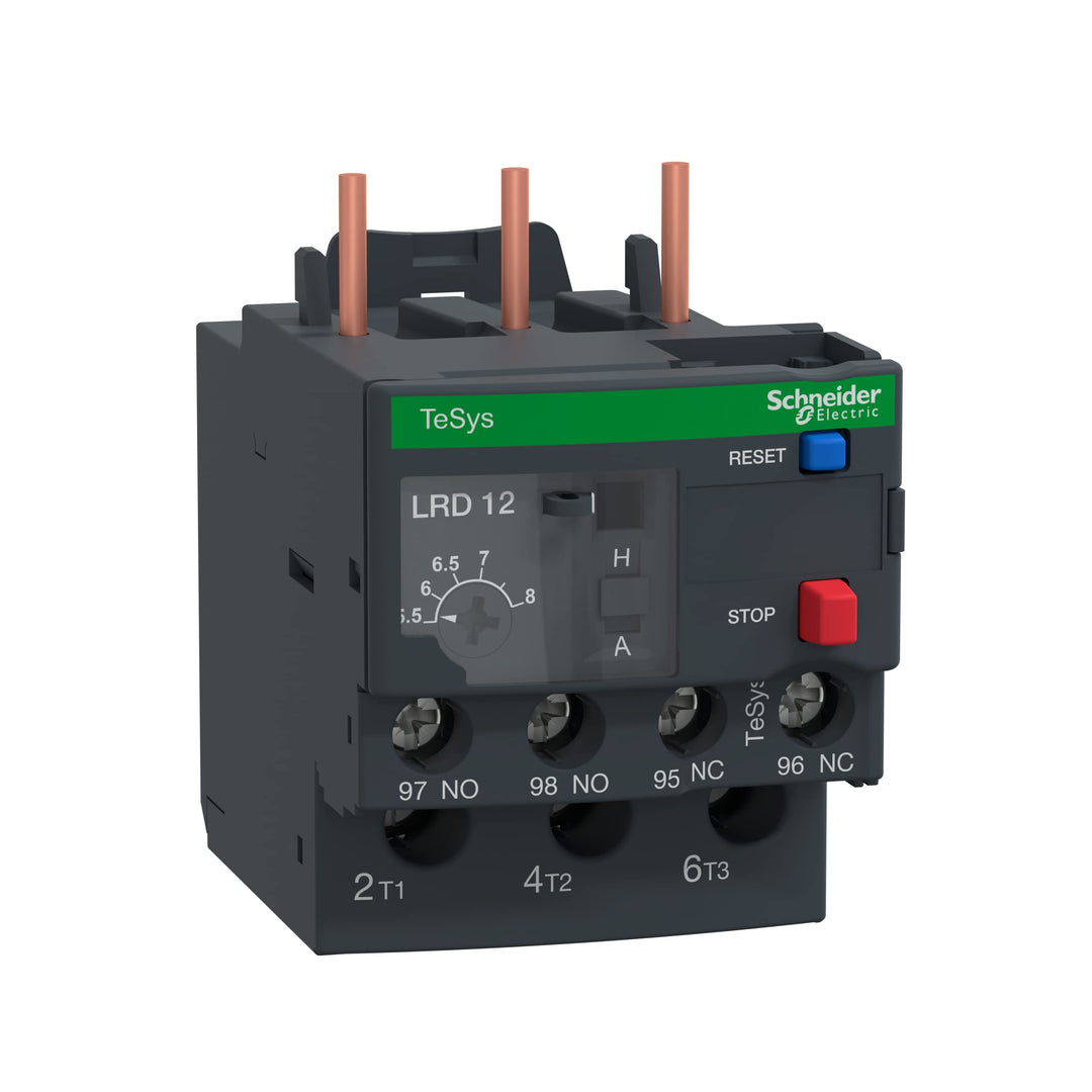 Schneider Electric Motorschutzrelais, 5,5-8A, 1S+1Ö, Klasse 10A, Überlastrelais, 5,5-8A